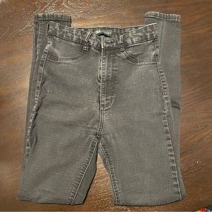 Zara Grey Skinny Jeans size US 6